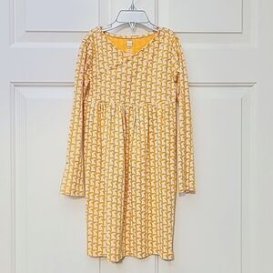 Long Sleeve Wrap Neck Dress